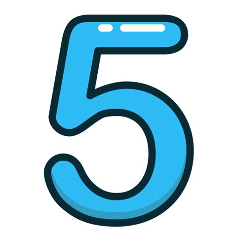 blue  number numbers study icon number  clipart stunning images
