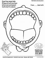 Coloring Teeth Dental Pages Preschool Kids Lips Mouth Open Dentist Worksheets Hygiene Printable Brushing Health Drawing Colouring Worksheet Tooth Color sketch template