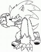 Hedgehog Werehog Kleurplaat Werewolf Colorear Tails Fastseoguru Unleashed Páginas sketch template