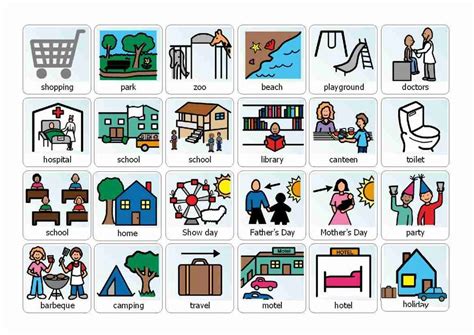 visual pictures  autism worksheet