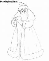 Moroz Ded Drawingforall Myths Stepan sketch template