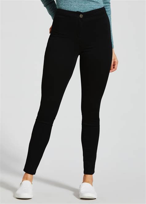 Jessie High Waisted Jeans Black Matalan