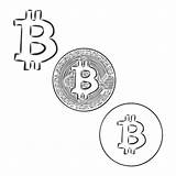 Bitcoin Cryptocurrency Currency Vecteezy sketch template