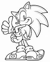 Sonic Coloring Pages Printable Amazing Kids Hedgehog Large sketch template