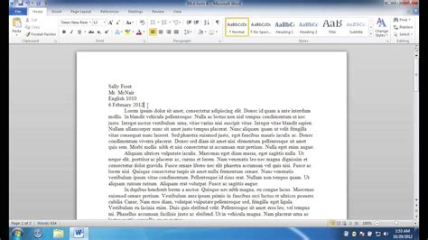 essay format template microsoft word mla essay formatting template