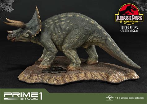 Prime Collectible Figures Jurassic Park Film Triceratops