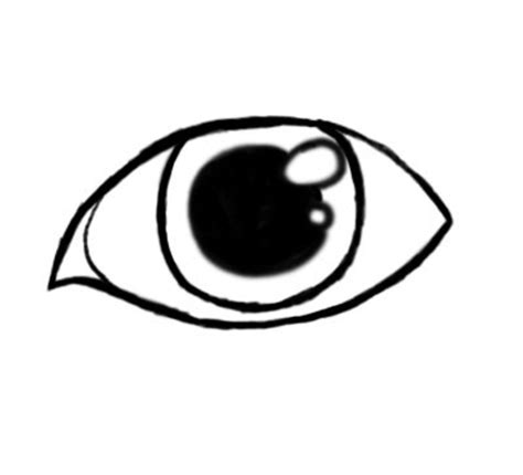 draw  feminine cartoon eye   simple steps feltmagnet