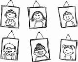 Familia Integrantes Miembros Keluarga Ilustracion Ilustraciones Preescolar Bocetos Fotos Khalwat Roncalli Asal 123rf Esbozos sketch template