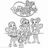Butterbean Butterbeans Dazzle Xcolorings sketch template