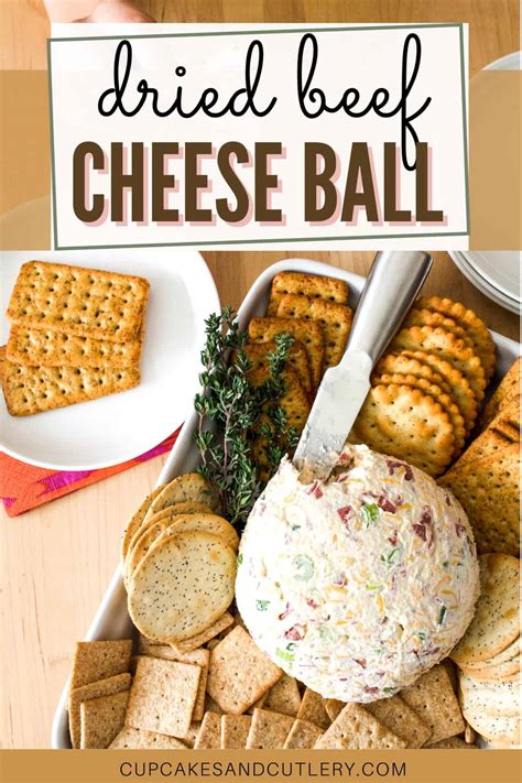 classic dried beef cheese ball  easy nostalgic party appetizer recipe