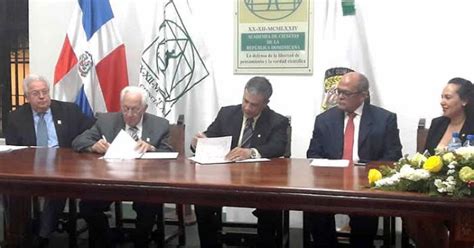alerta27 academia de ciencias y academia dominicana de medicina firman acuerdo de colaboración