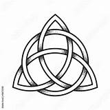 Triquetra Trinity Pagan sketch template