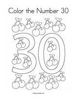 Coloring Pages Number Numbers Color sketch template