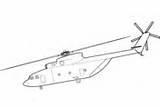 Helicopter Coloring Chinook Mil Mi Pages Boeing Ch sketch template