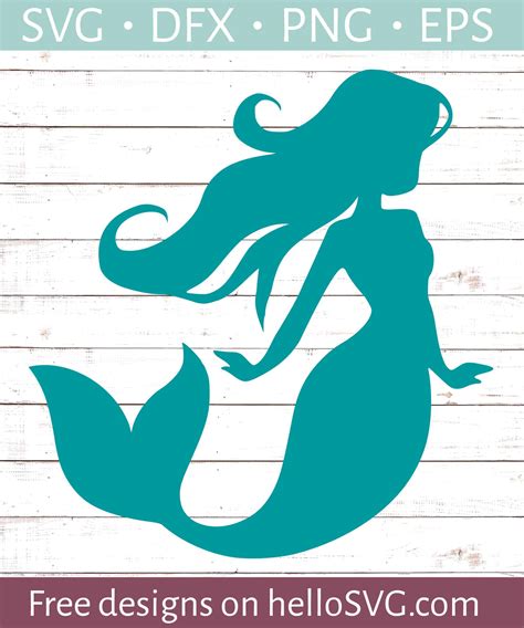 mermaid silhouette  svg  svg files hellosvgcom