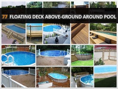 view   ground pools  deck ideas