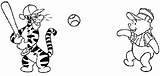 Winnie Pooh Tigger sketch template