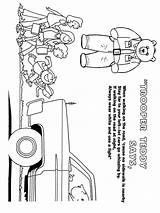 Safety Road Pages Coloring Street Printable Educational sketch template