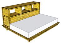 storage bed plans   build  storage bed