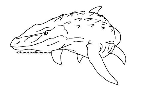 mosasaurus coloring pages coloring home
