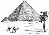 Egipto Pyramids Pyramide Egyptian Cairo Egypte Giza Egypt Pyramides Guiza Gizeh Antiguo Piramides égypte Símbolos Bocetos Geométricos Valoración Artísticos Biblico sketch template