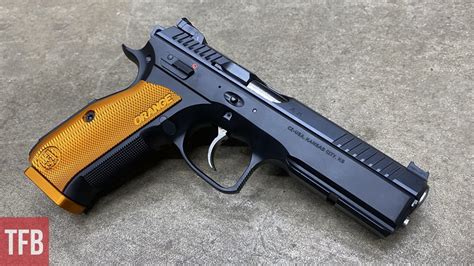 tfb review cz shadow  orange pistol  firearm blog