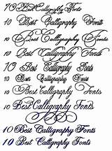Fonts Calligraphy Tattoo Alphabet Wedding Font Script Collection Now Tradebit Cursive Letters Descargar Tattoos Beautiful Mejores Fuentes Newdesign Colección Caligrafía sketch template