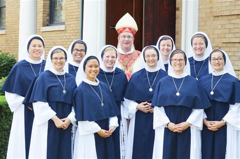 ten sisters  life profess  vows catholic  york