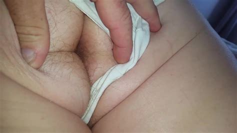wifes soft hairy ass cheeks and hairy asshole white pantys de