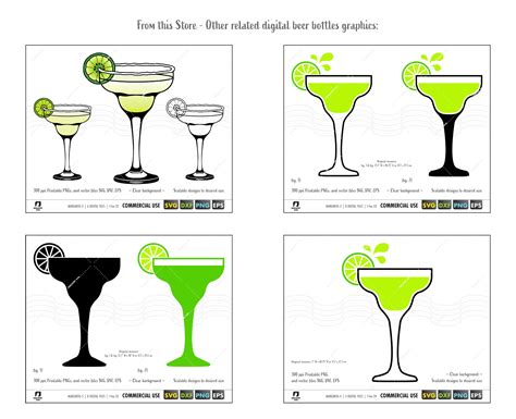 Margarita Svg Margarita Glass Svg Cocktail Sublimation Png Etsy Uk