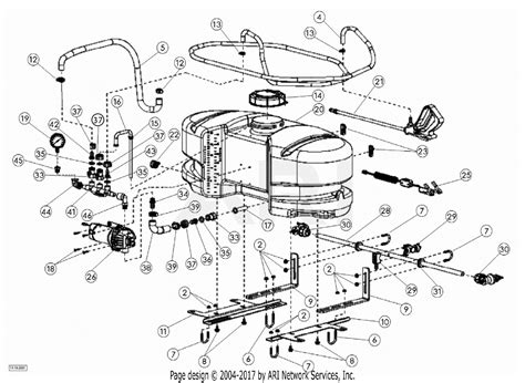 dr power atv sprayer parts diagram  main tank