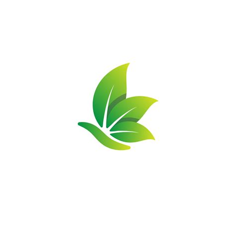 nature leaf logo design vector illustration icon element  vector