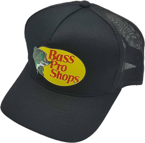 bass pro shop mens trucker hat mesh cap  size fits  snapback closure great