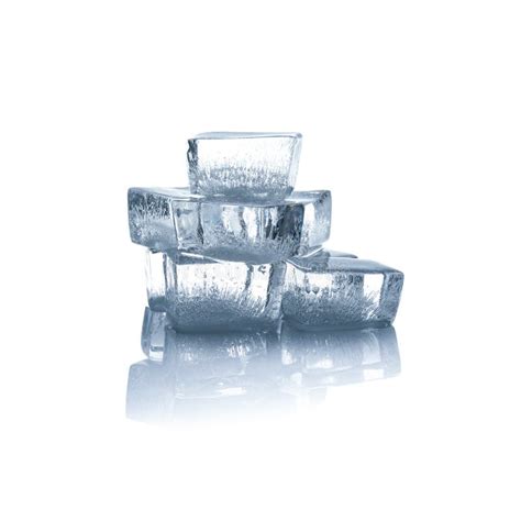 crystal clear ice cubes isolated stock photo image  light beverage