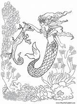 Kleurplaat Zeemeermin Zeepaardje Mermaid Mermaids Sheet Kleurplaten sketch template