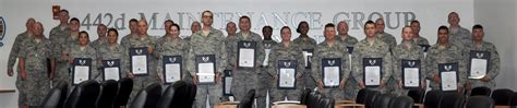 maintenance group ncosnco induction ceremony  fighter wing