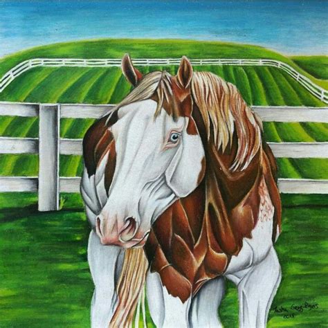 paint horse colored pencil drawing horse coloring horse painting horses