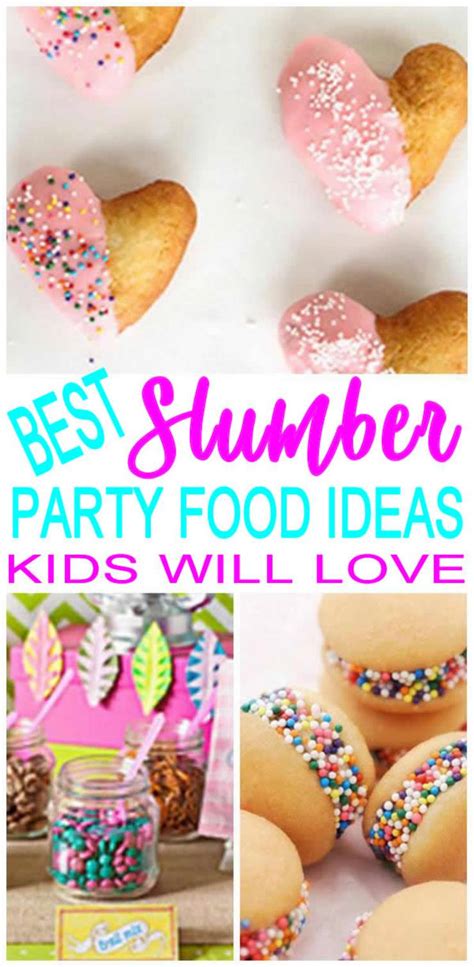 slumber party food ideas sleepover birthday theme