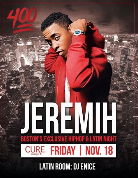 jeremih in boston at cure lounge