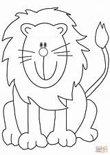 Lion Cartoon Coloring Pages Lions Lovely Printable Clip Clipart Drawing Paper Cliparting Supercoloring Categories Related sketch template