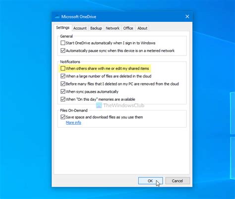 How To Turn Off Onedrive Shared Files Notifications On Windows 11 10