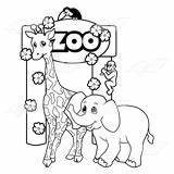 Zoo Gate Abeka Clipart sketch template