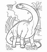 Coloring Dinosaur sketch template