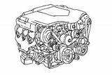 Coloring Car Engine Parts Pages Ferrari F1 sketch template