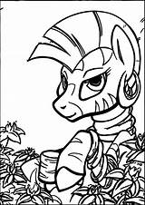 Coloring Zecora Flower Wecoloringpage sketch template