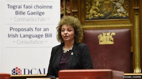 carál ní chuilín irish language bill set for 12 week consultation