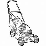 Mower Lawn Pages Zero Turn Coloring Template Sketch sketch template