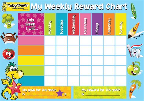 full version  reward chart template educative printable