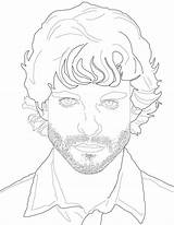Hannibal Coloring Etsy Graham Will Pages Hey Found Really sketch template