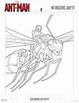 Coloring Man Ant Printable Antman Sheets Mask Theaters Activity Playing Sheet sketch template